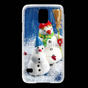 Coque Samsung Galaxy S5 Bonhommes de neige