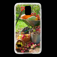 Coque Samsung Galaxy S5 fruits et légumes d'automne