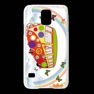 Coque Samsung Galaxy S5 Flower power
