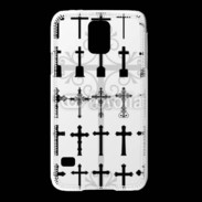 Coque Samsung Galaxy S5 Fond croix