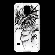 Coque Samsung Galaxy S5 Dragon en dessin 35