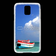 Coque Samsung Galaxy S5 Bateau de pêcheur en mer