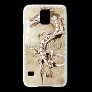 Coque Samsung Galaxy S5 Dragon en dessin 30