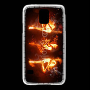 Coque Samsung Galaxy S5 Danseuse feu