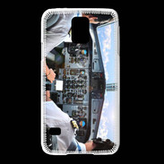 Coque Samsung Galaxy S5 Cockpit avion de ligne