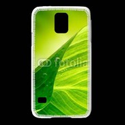 Coque Samsung Galaxy S5 Feuille écologie