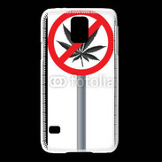 Coque Samsung Galaxy S5 Cannabis interdit