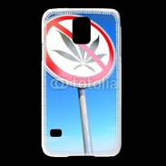 Coque Samsung Galaxy S5 Interdiction de cannabis