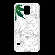 Coque Samsung Galaxy S5 Fond cannabis