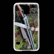 Coque Samsung Galaxy S5 Fusil de chasse et couteau 2