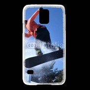 Coque Samsung Galaxy S5 Saut en Snowboard