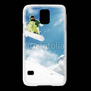 Coque Samsung Galaxy S5 Saut en Snowboard 2