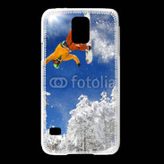 Coque Samsung Galaxy S5 Skieur free ride 2