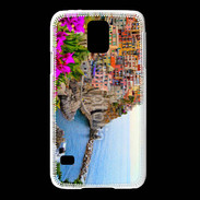 Coque Samsung Galaxy S5 Cote italienne fleurie