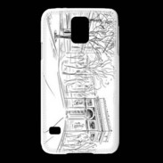 Coque Samsung Galaxy S5 Dessin Arc de Triomphe Paris