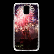 Coque Samsung Galaxy S5 Feux d'artifice Tour Eiffel