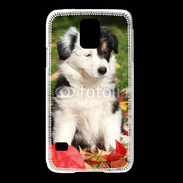 Coque Samsung Galaxy S5 Adorable chiot Border collie