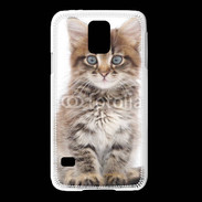 Coque Samsung Galaxy S5 Portrait d'un chaton 75