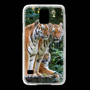 Coque Samsung Galaxy S5 Famille de tigres