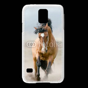 Coque Samsung Galaxy S5 Portrait de cheval 55