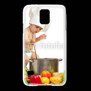 Coque Samsung Galaxy S5 Bébé chef cuisinier