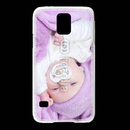 Coque Samsung Galaxy S5 Amour de bébé en violet
