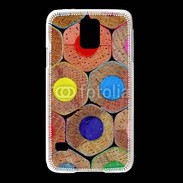 Coque Samsung Galaxy S5 Art crayon de couleur