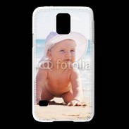 Coque Samsung Galaxy S5 Bébé à la plage