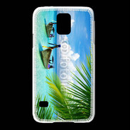 Coque Samsung Galaxy S5 Plage tropicale