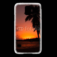 Coque Samsung Galaxy S5 Cocotier au soleil couchant