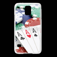 Coque Samsung Galaxy S5 Passion du poker