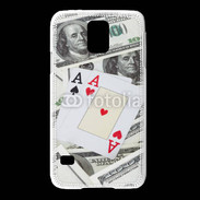 Coque Samsung Galaxy S5 Paire d'as au poker 2