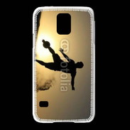 Coque Samsung Galaxy S5 beach soccer couché du soleil