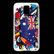 Coque Samsung Galaxy S5 Graffiti Australie rugby