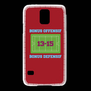 Coque Samsung Galaxy S5 Bonus Offensif-Défensif Rouge