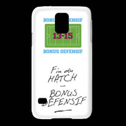 Coque Samsung Galaxy S5 Fin de match Bonus offensif-défensif Blanc