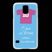 Coque Samsung Galaxy S5 Demi d'ouverture Bonus offensif-défensif Bleu