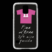 Coque Samsung Galaxy S5 3/4 aile gauche Bonus offensif-défensif Noir