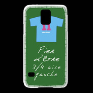 Coque Samsung Galaxy S5 3/4 aile gauche Bonus offensif-défensif Vert 2