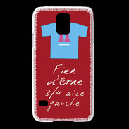 Coque Samsung Galaxy S5 3/4 aile gauche Bonus offensif-défensif Rouge 2