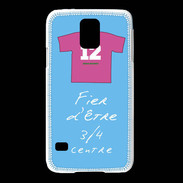 Coque Samsung Galaxy S5 3/4 centre G Bonus offensif-défensif Bleu