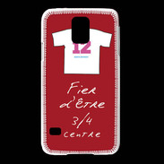 Coque Samsung Galaxy S5 3/4 centre G Bonus offensif-défensif Rouge