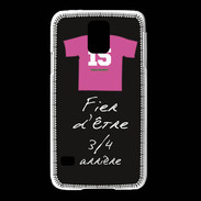 Coque Samsung Galaxy S5 3/4 arrière Bonus offensif-défensif Noir