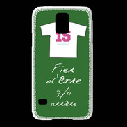 Coque Samsung Galaxy S5 3/4 arrière Bonus offensif-défensif Vert