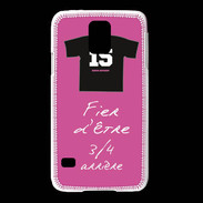 Coque Samsung Galaxy S5 3/4 arrière Bonus offensif-défensif Rose 2