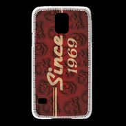 Coque Samsung Galaxy S5 Since crane rouge 1969