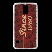 Coque Samsung Galaxy S5 Since crane rouge 1980