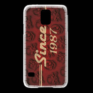 Coque Samsung Galaxy S5 Since crane rouge 1987
