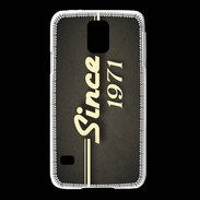 Coque Samsung Galaxy S5 Since 1971 gris