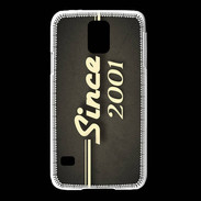 Coque Samsung Galaxy S5 Since 2001 gris